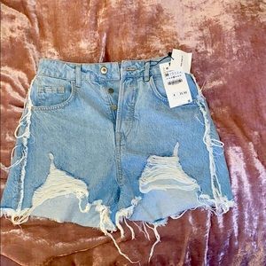 Zara High Rise Fit Shorts